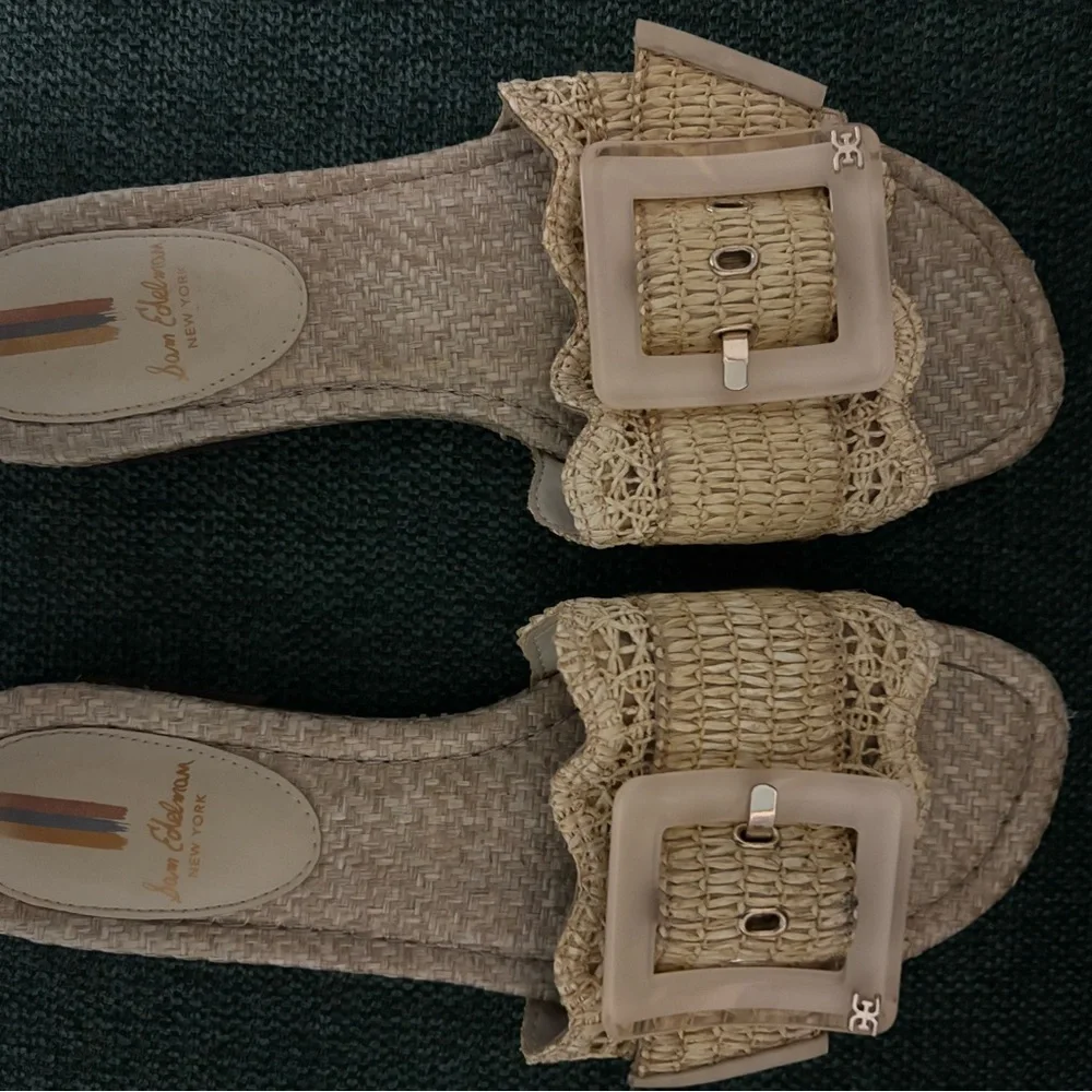 Sam Edelman Bambi Woven Espadrille Sandals - Picture 2 of 3